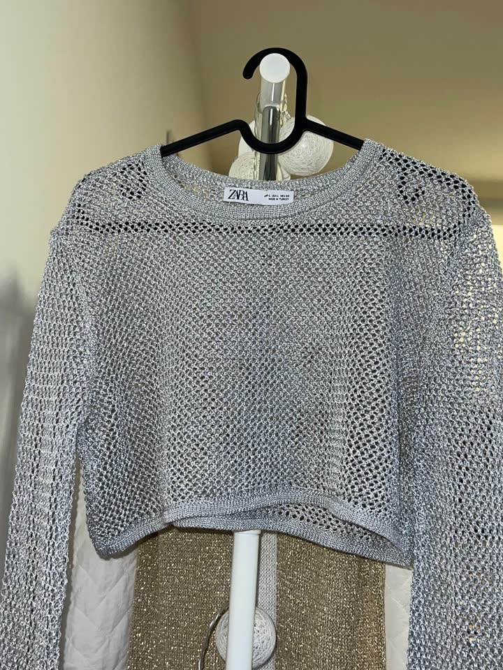 Кроп свитер Zara
