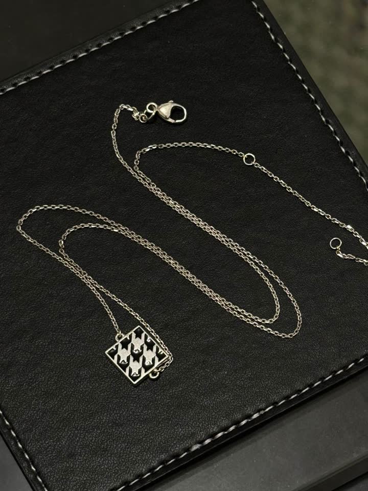 Двустороннее мини-колье «гусиная лапка» LUTA JEWELRY
