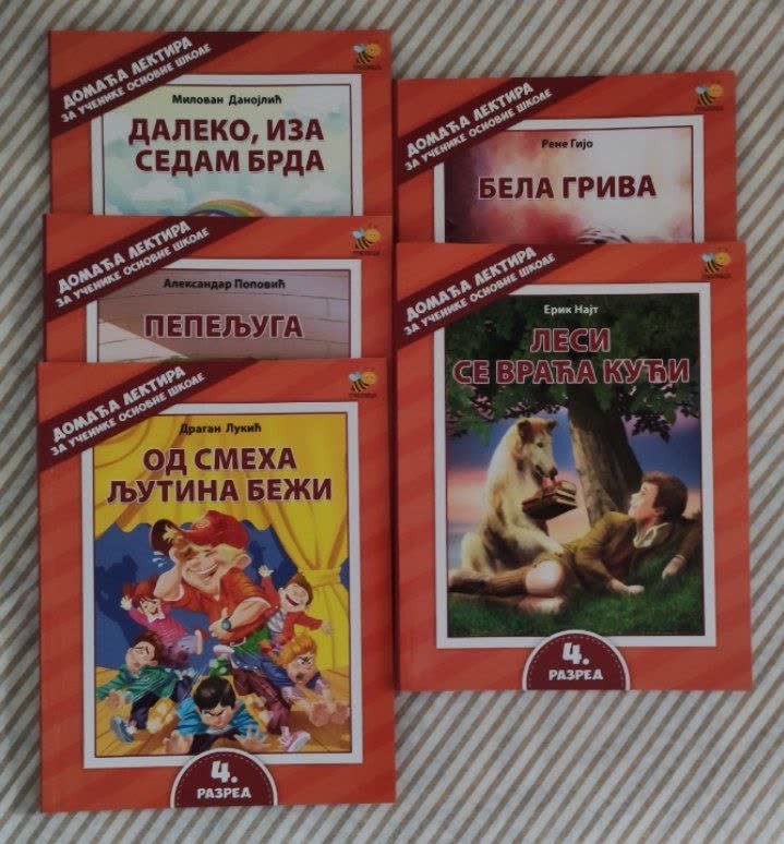 Комплект для чтения 4 класса школы