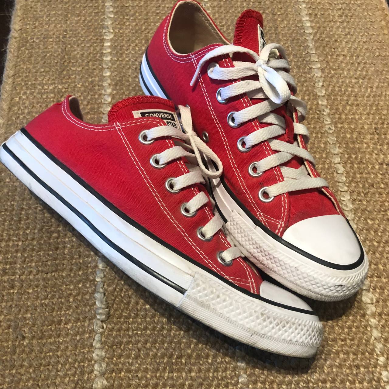 Женские кеды Converse, размер 39, красные