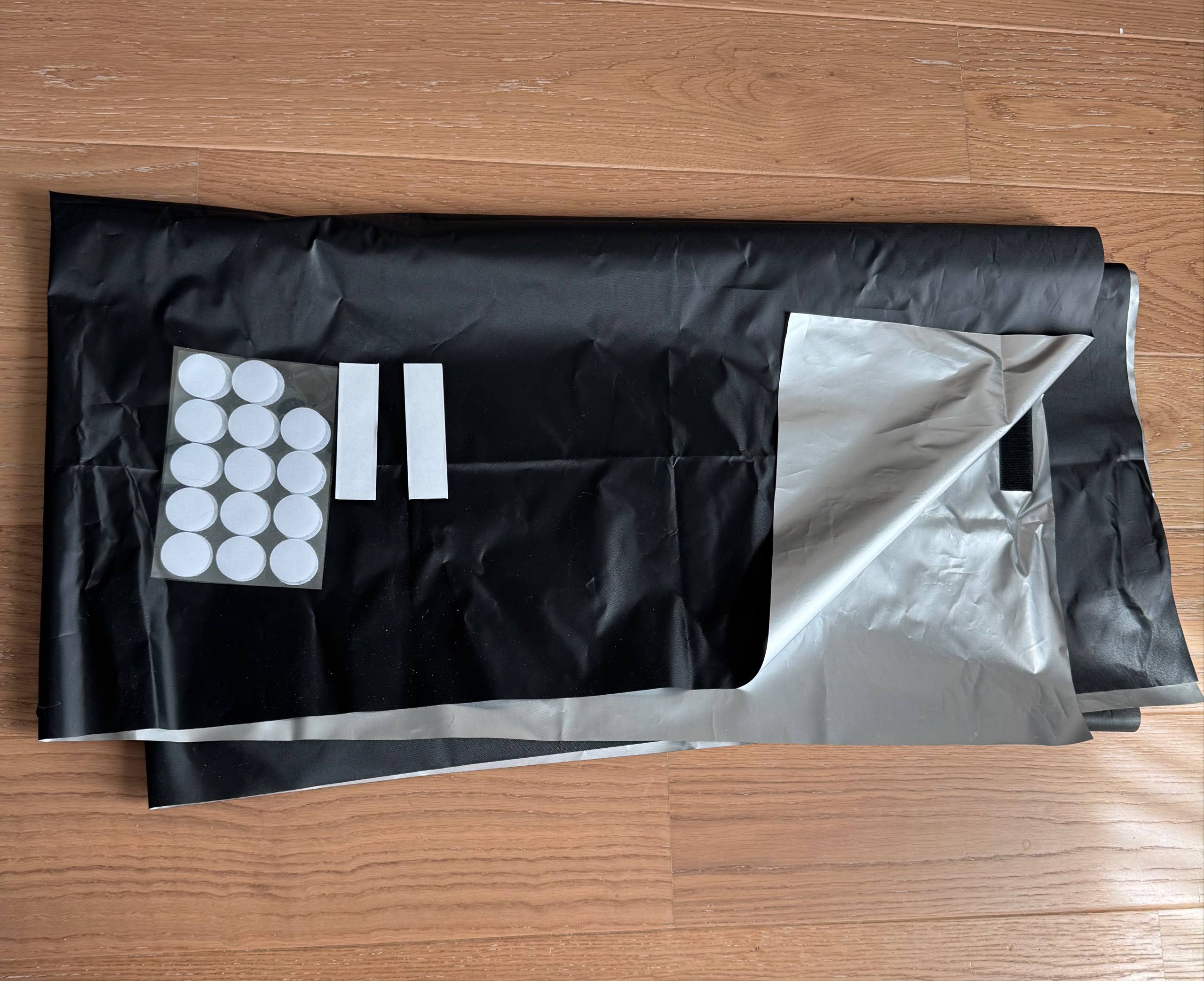 Tkanina za zavesu blackout 100% 150x150 cm