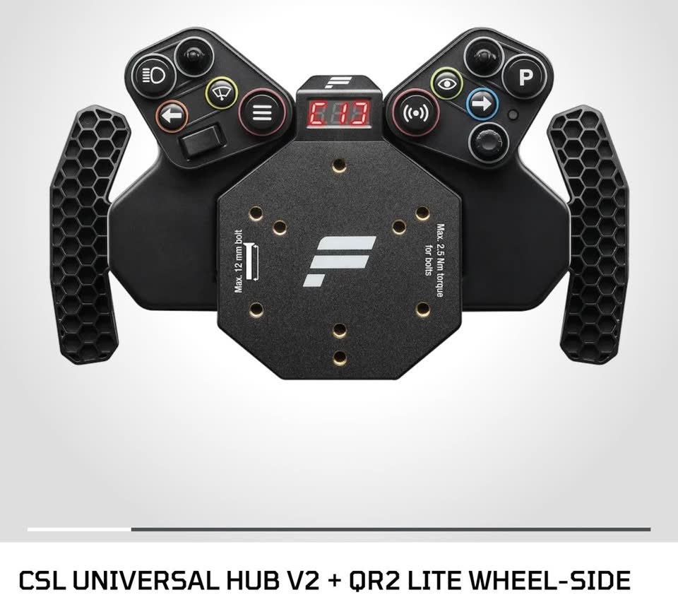 Fanatec CSL Universal HUB V2 + Quick Release 2 Lite