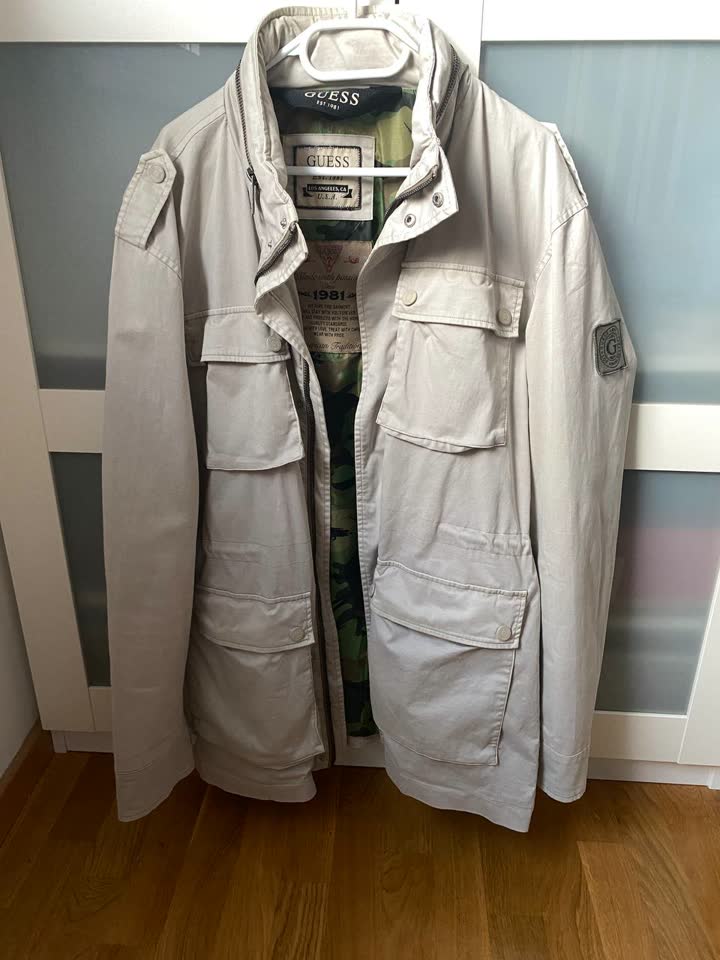Куртка Guess, пиджаки Dockers, Camel active, Guess, H.E. by Mango, джинсы Lee