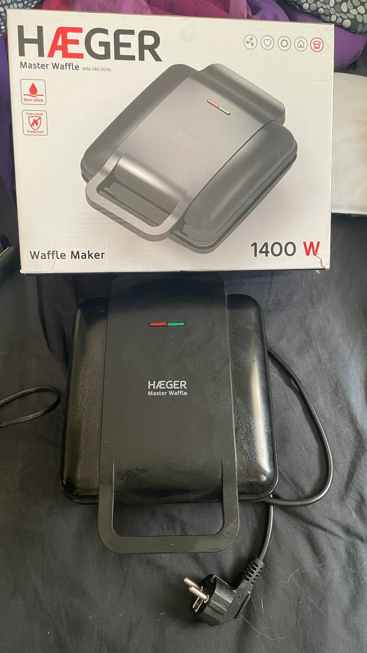 Вафельница HAEGER Master Waffle 1400W