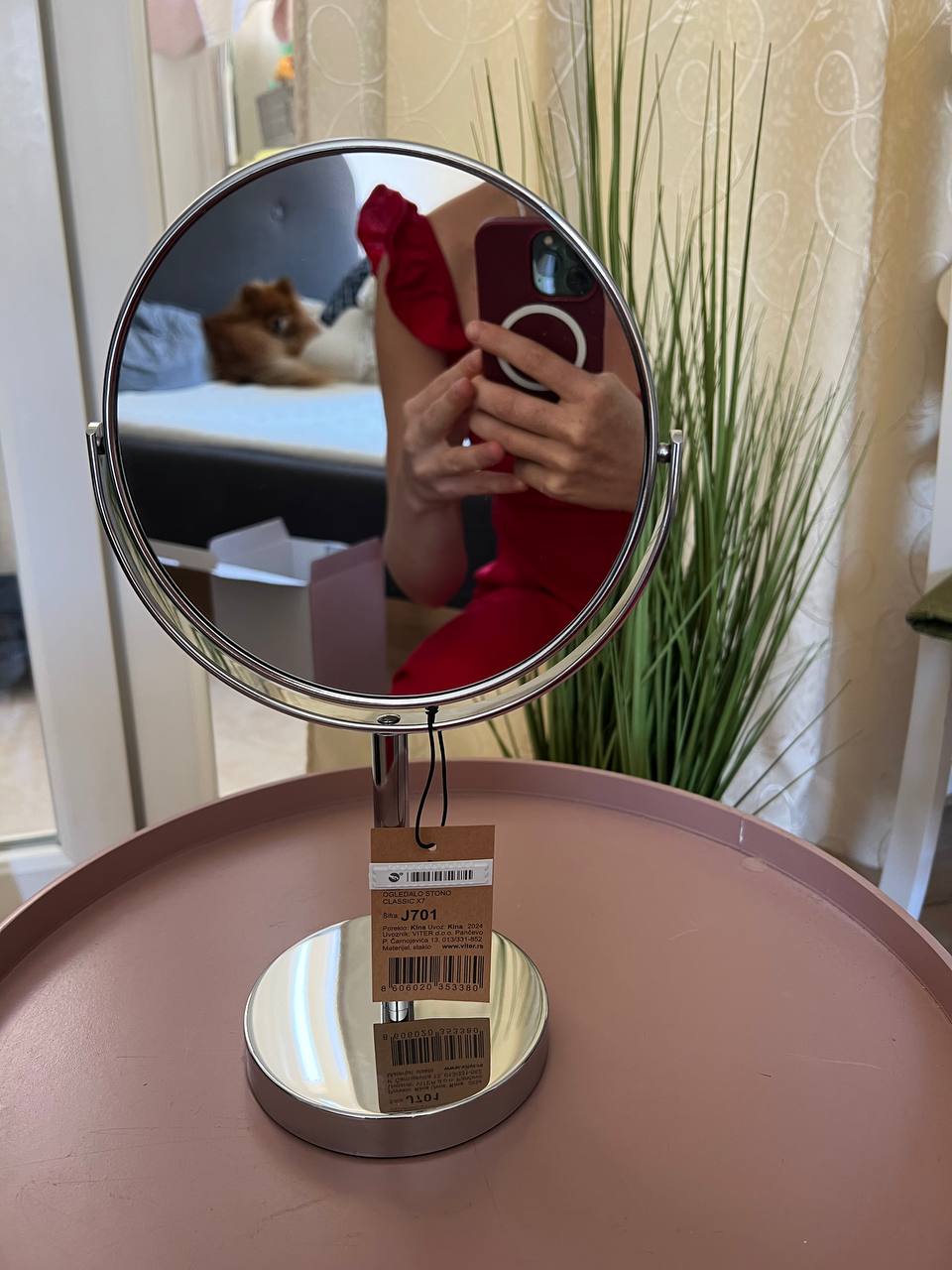 Stona ogledalce na postolju