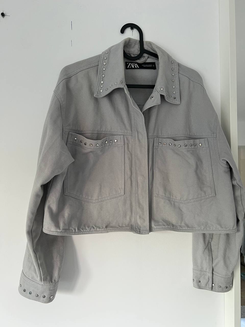 Кроп куртка Zara (denim)