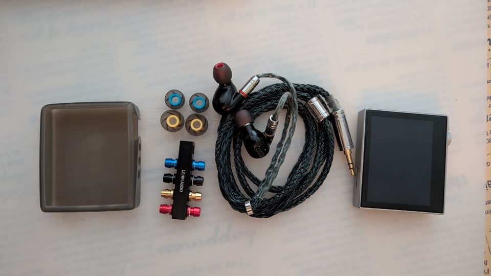 Комплект плеер Hidizs AP80 + наушники LZ A7