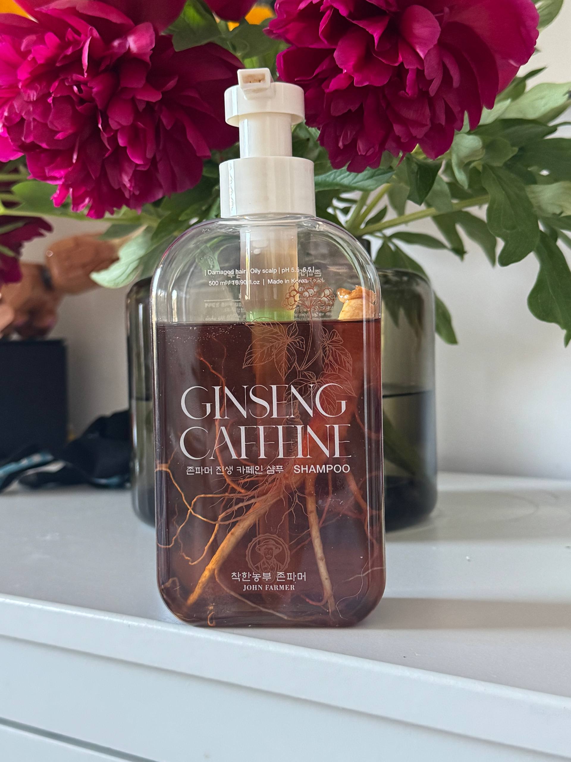 Стимулирующий шампунь John Farmer Ginseng Caffeine