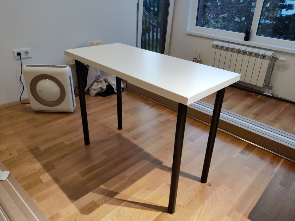 Стол IKEA Linnmon, столешница 100х45 см