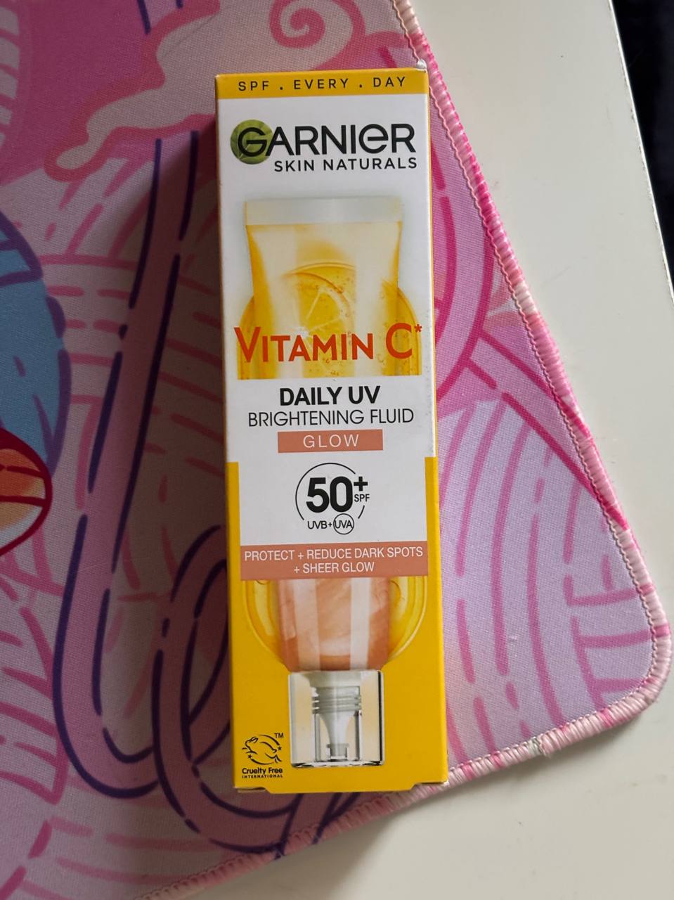 SPF-флюид от Garnier 50+ Glow