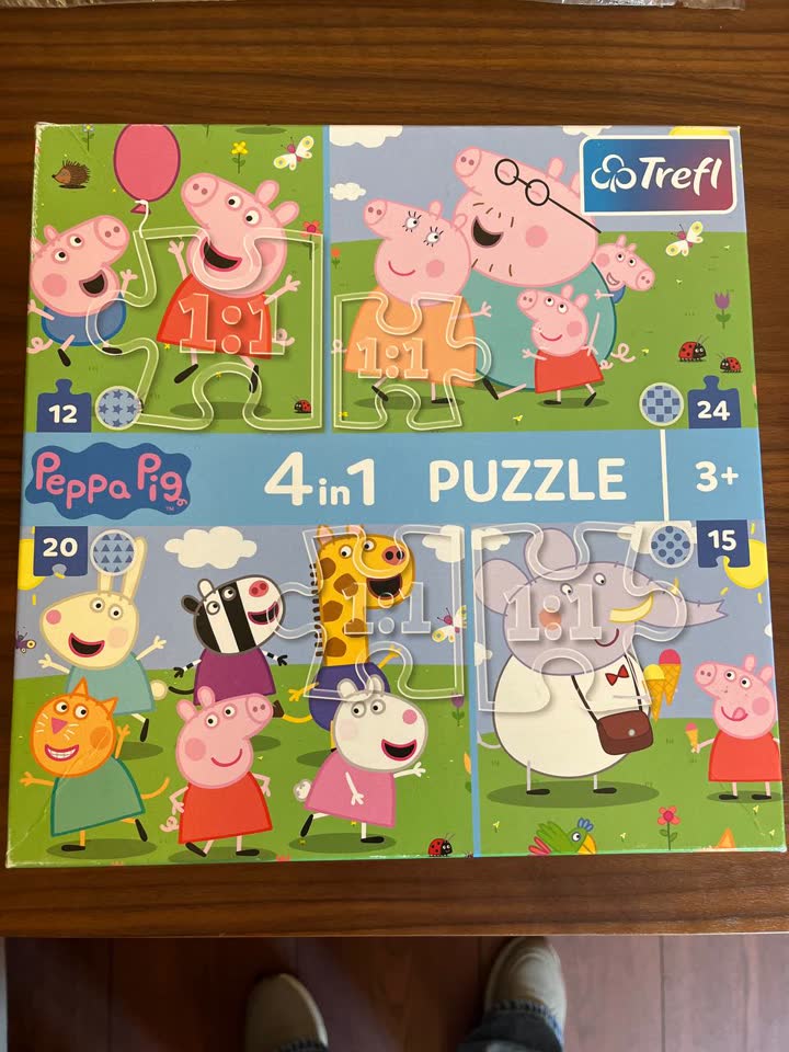 Продам пазл Trefi 4 в 1 Peppa pig