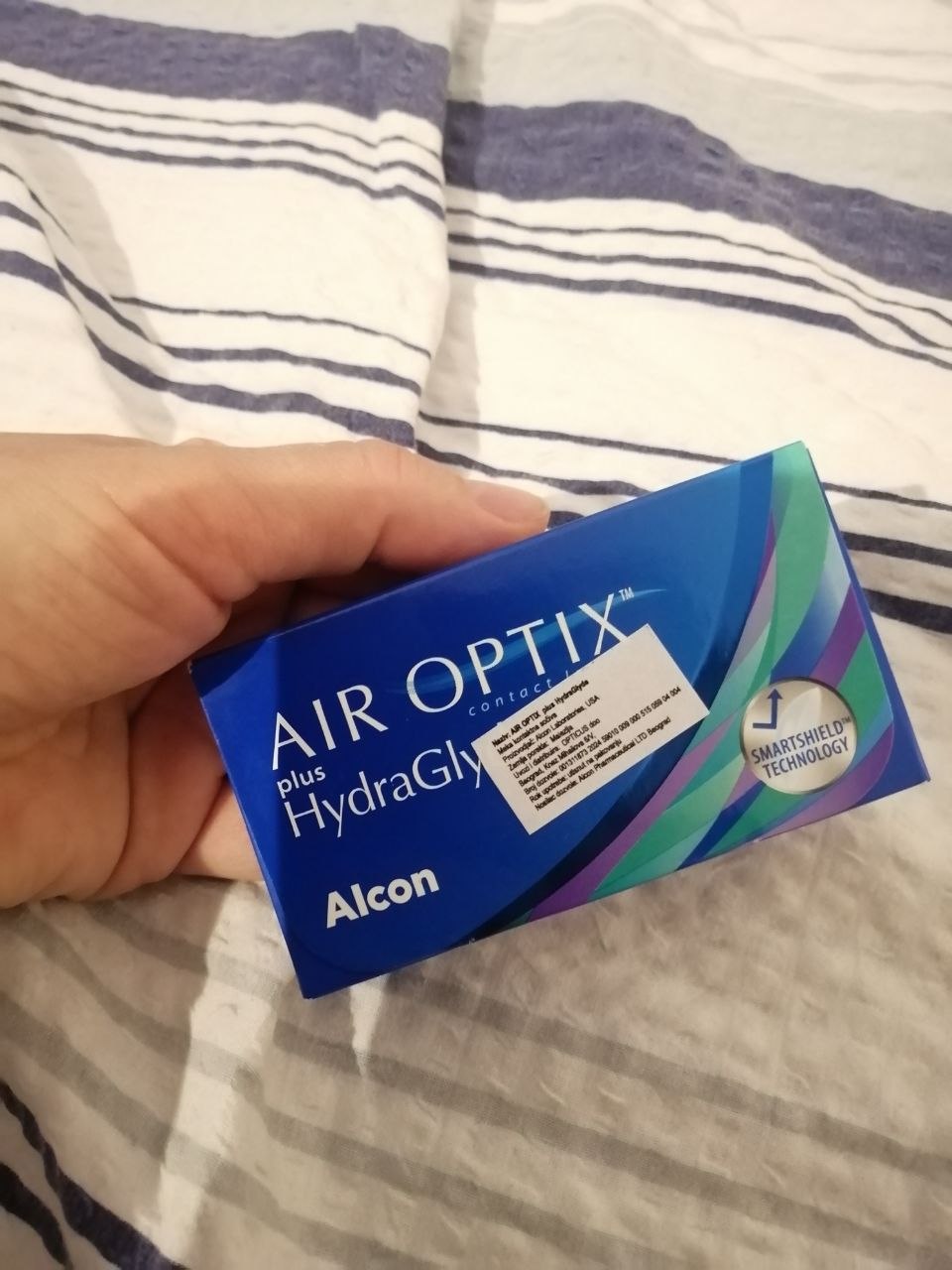 Линзы месячные Air optix HydraGlyde Alcon на - 2,25, 3 штуки