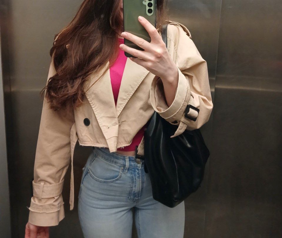 Тренч короткий Zara