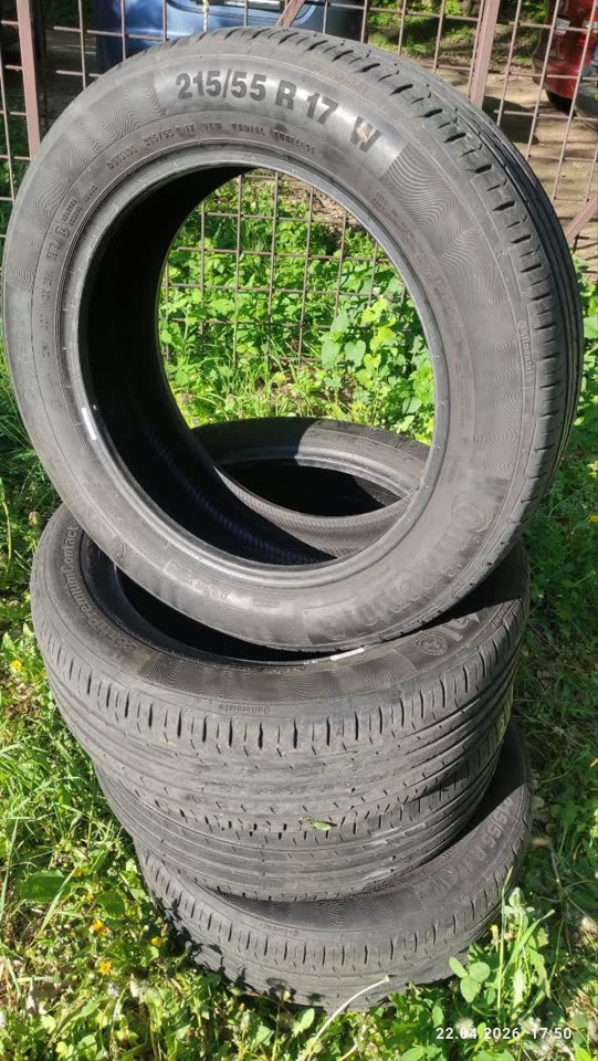 Продаются летние шины Continental 215/55 R17