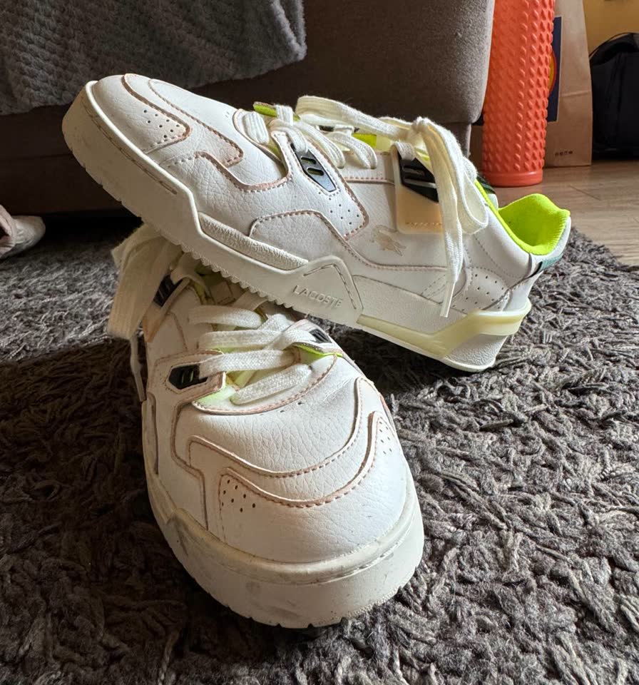 Кроссовки кожаные Lacoste