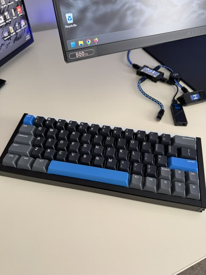 Iqunix EZ63 клавиатура на Gateron Star Trail