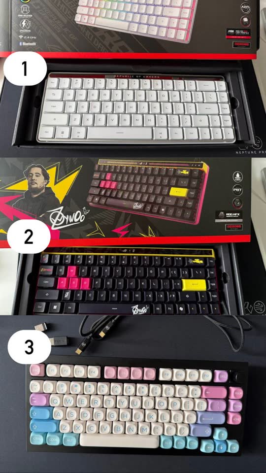 Клавиатуры ASUS ROG и Keychron