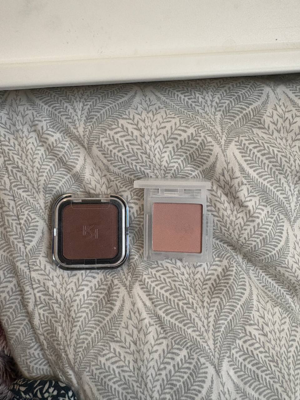Тени kiko коричневые и trend it up розовые