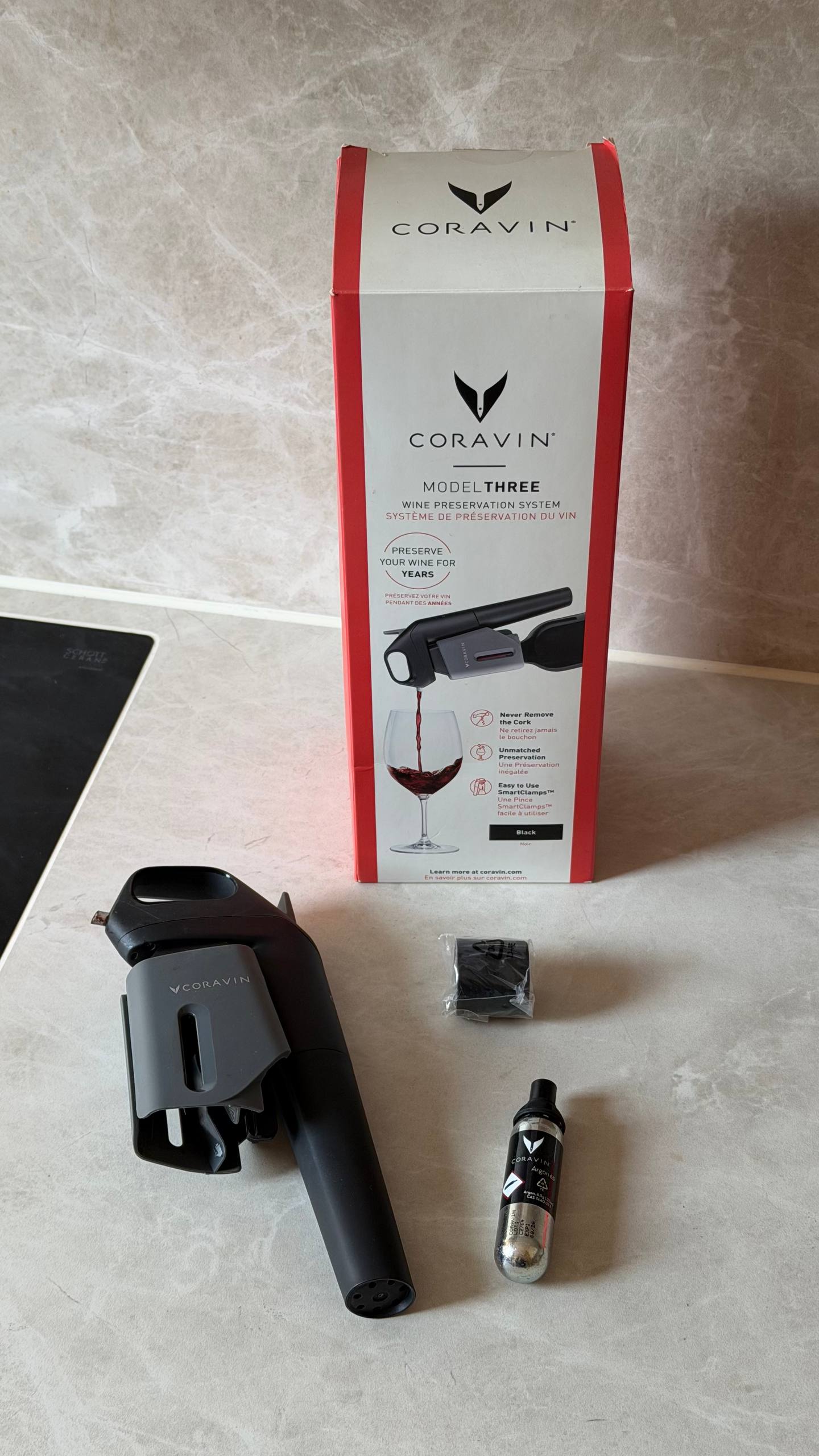 Coravin Model Three – система для вина по бокалам