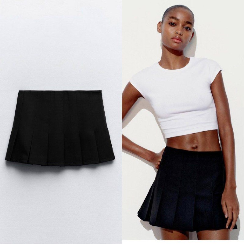 мини юбка zara