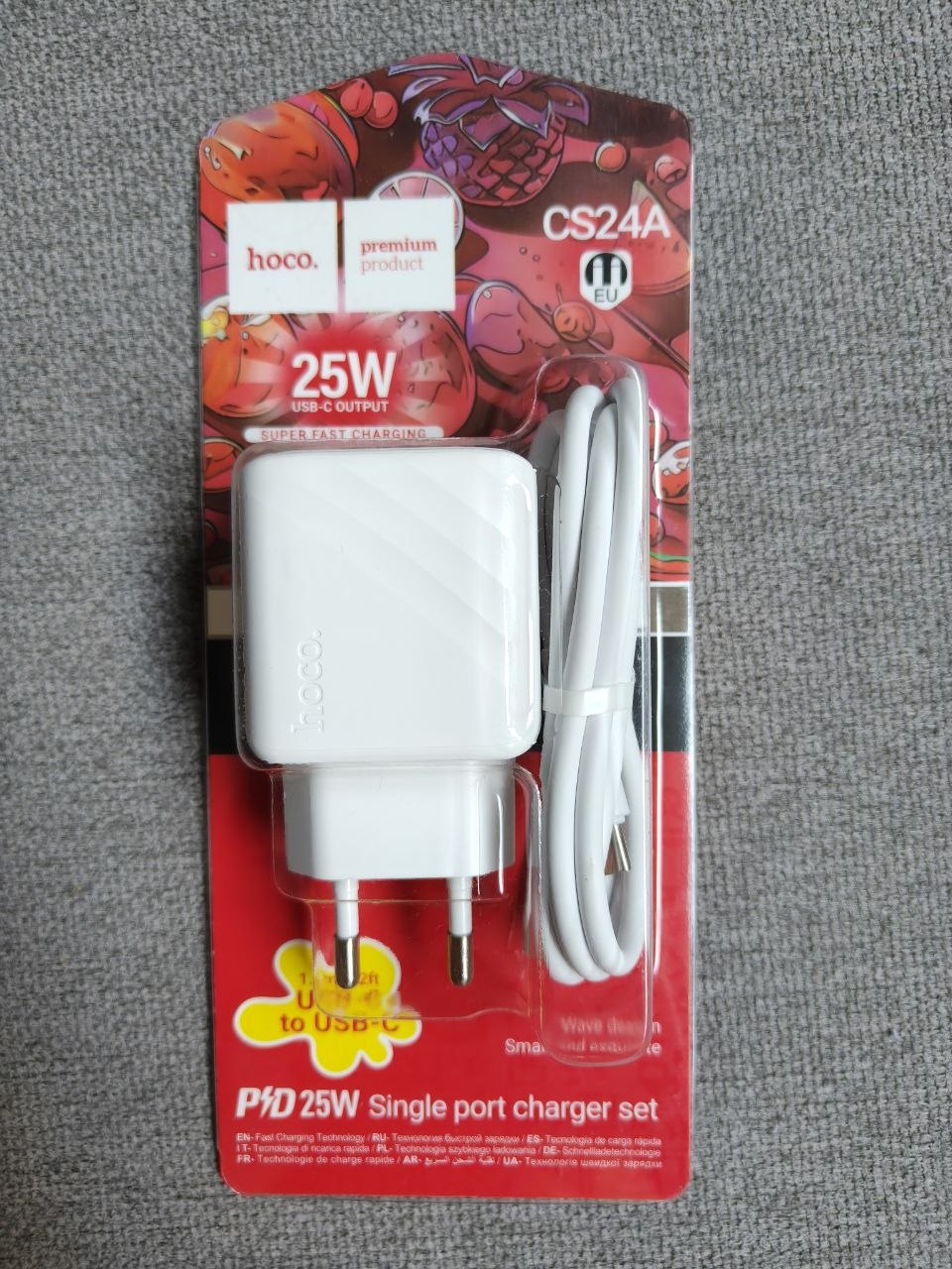 Продам зарядное устройство Type-C Hoco CS24A PD25W Type-C to Type-C