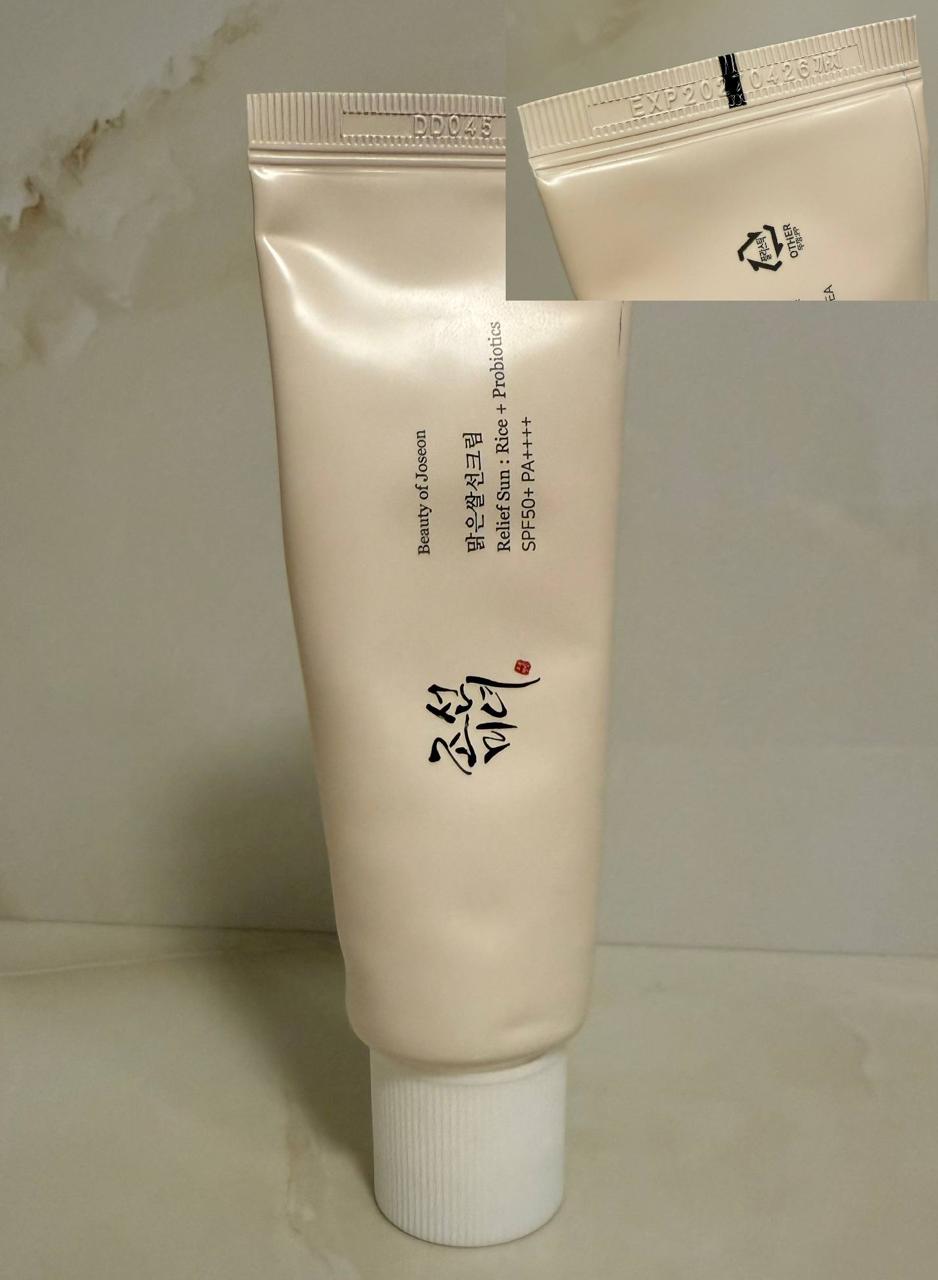 Beauty of Joseon Relief Sun Cream: Rice+Probiotics SPF50+ PA++++ 50ml