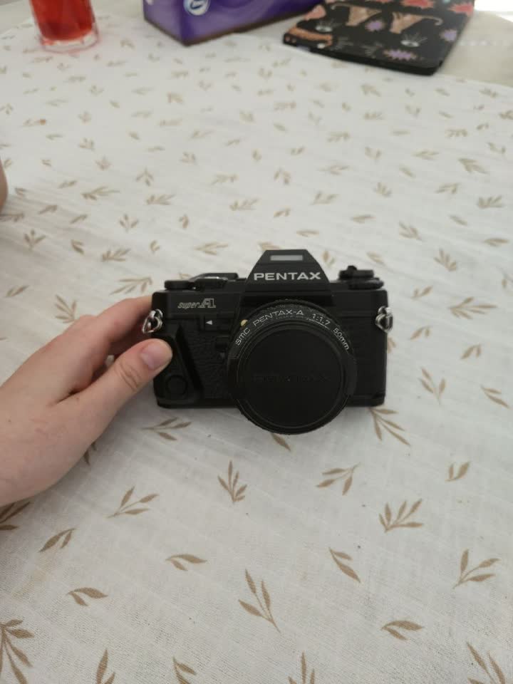 Продам плёночный зеркальный фотоаппарат Pentax Super A + объектив SMC Pentax-A 50mm f/1.7