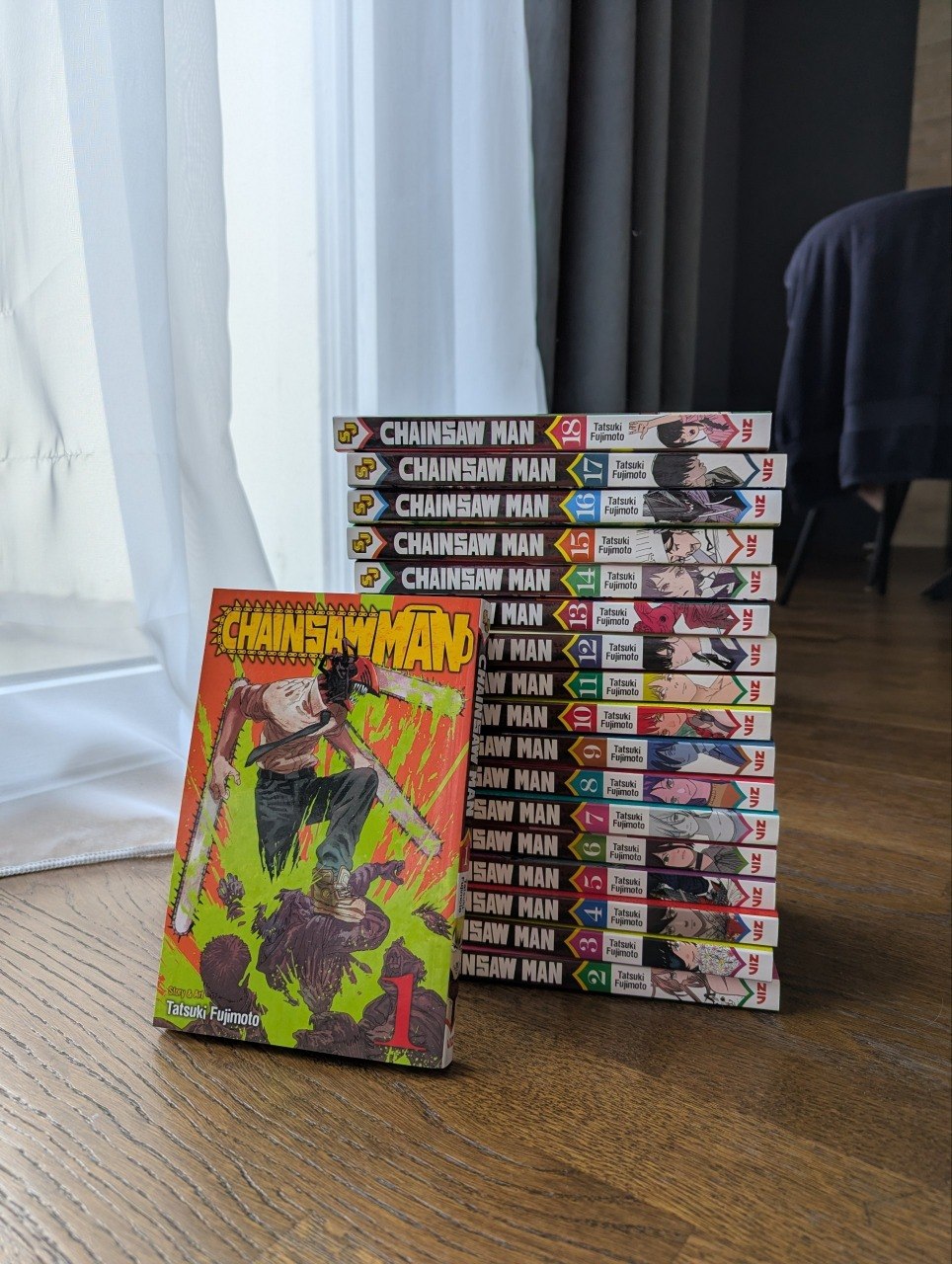 Chainsaw Man на английском языке, полный комплект 18 томов