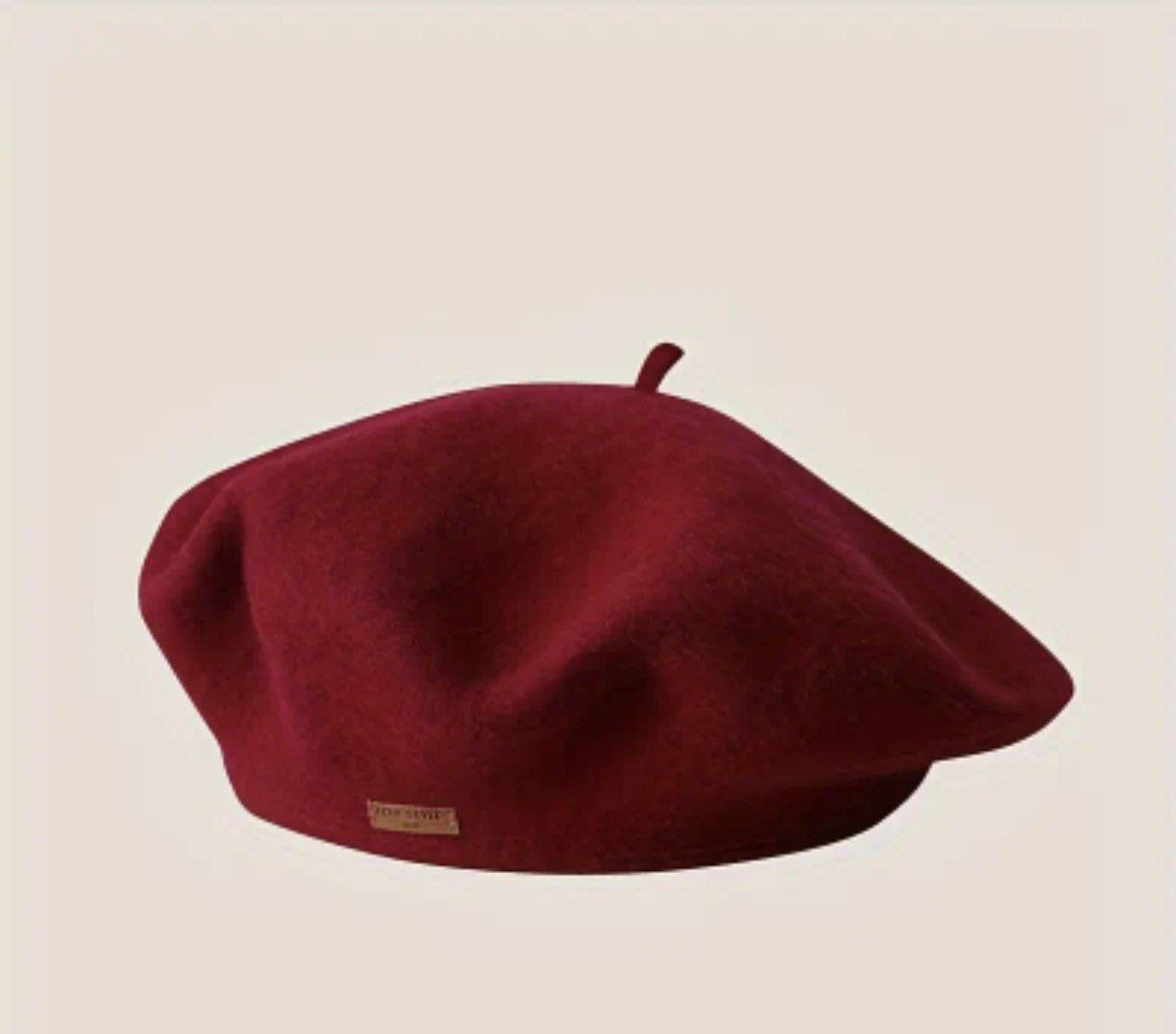 ✅ Берет новый. Цвет Бургунди. 500 динар.