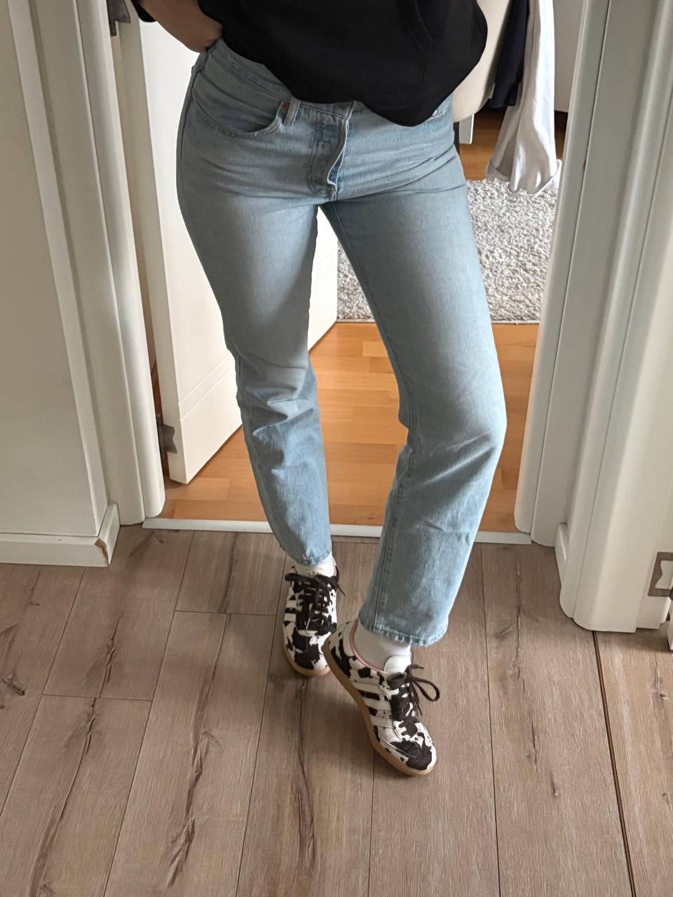Светло-голубые джинсы Levi’s 501