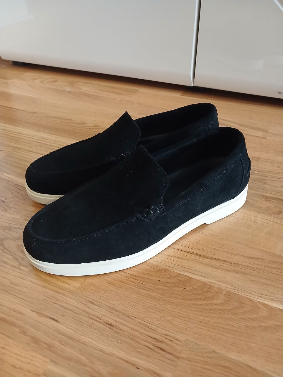 Повседневные кожаные мокасины Zara
