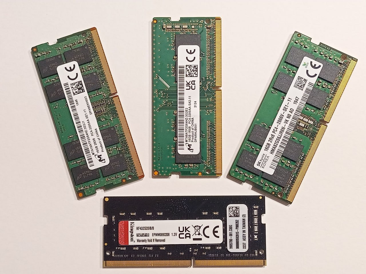 Оперативная память для ноутбука, SSD M.2 и Wi‑Fi адаптер