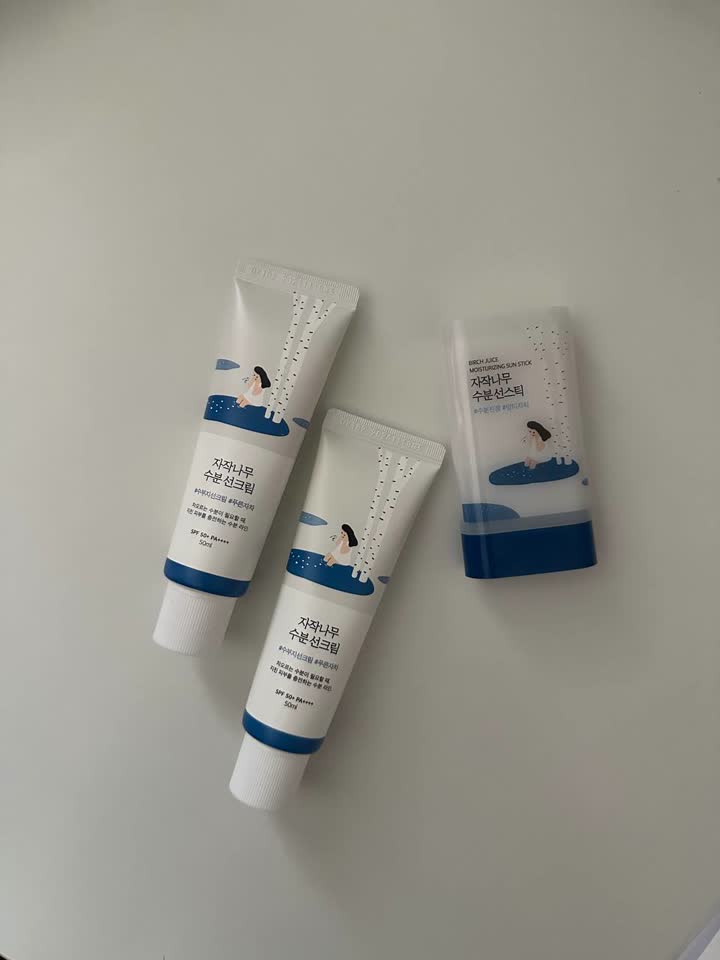 Round Lab - Birch Juice Moisturizing Sun Cream SPF50+ PA++++ / Sun Stick