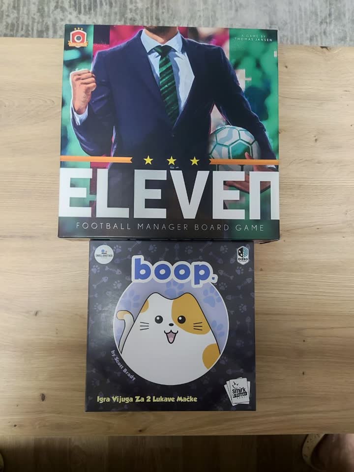 Продам настольные игры: Eleven и Boop!
