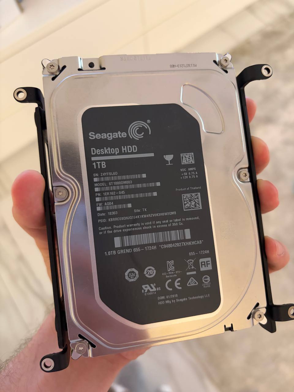 Продам HDD на 1 TB