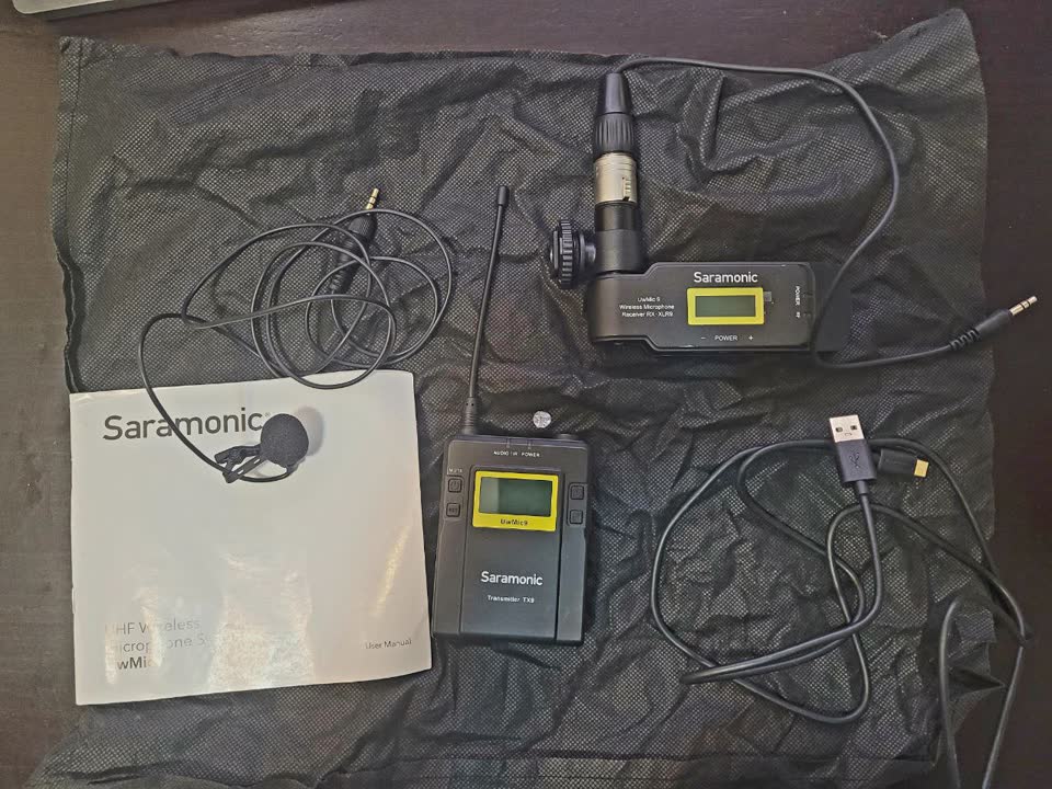 Радиосистема Saramonic UwMic9 TX9+RX-XLR9 приемник XLR + передатчик