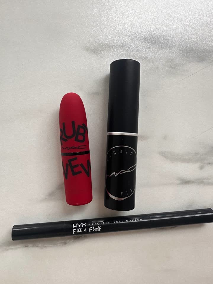 Помада и консилер Mac, карандаш для бровей NYX