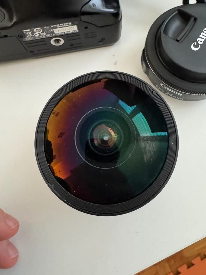 Фишай/Рыбий глаз Пеленг 8мм с переходником на Canon