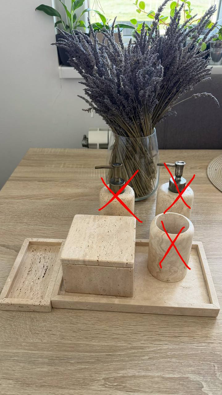 Туалетно-ванные принадлежности из мрамора, Zara Home. Б/у. Все в отличном состоянии. Продаю