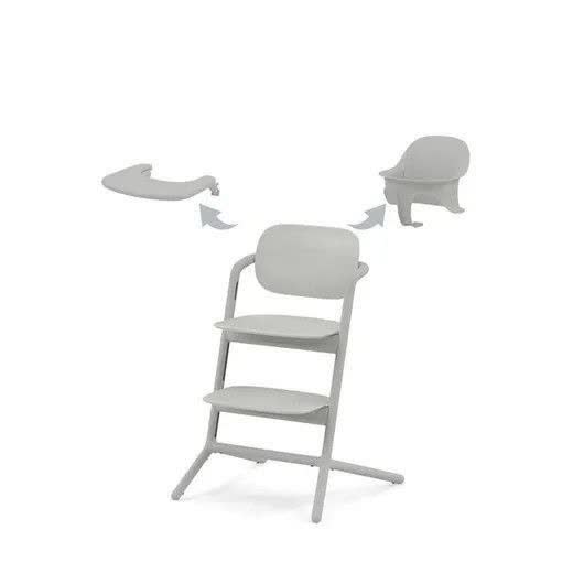 Новый стул для кормления Cybex Lemo 3в1 в цвете Suede Grey- mid grey