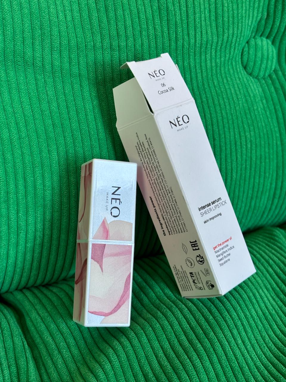 Кремовая помада для увлажнения NEO MAKE UP Intense Serum Sheer Lipstick