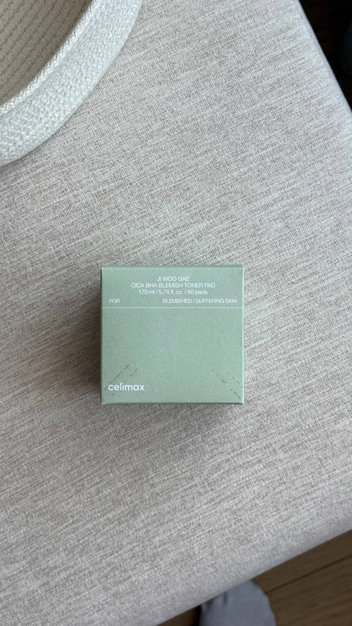 Пэды CELIMAX Ji Woo Gae Cica BHA Blemish