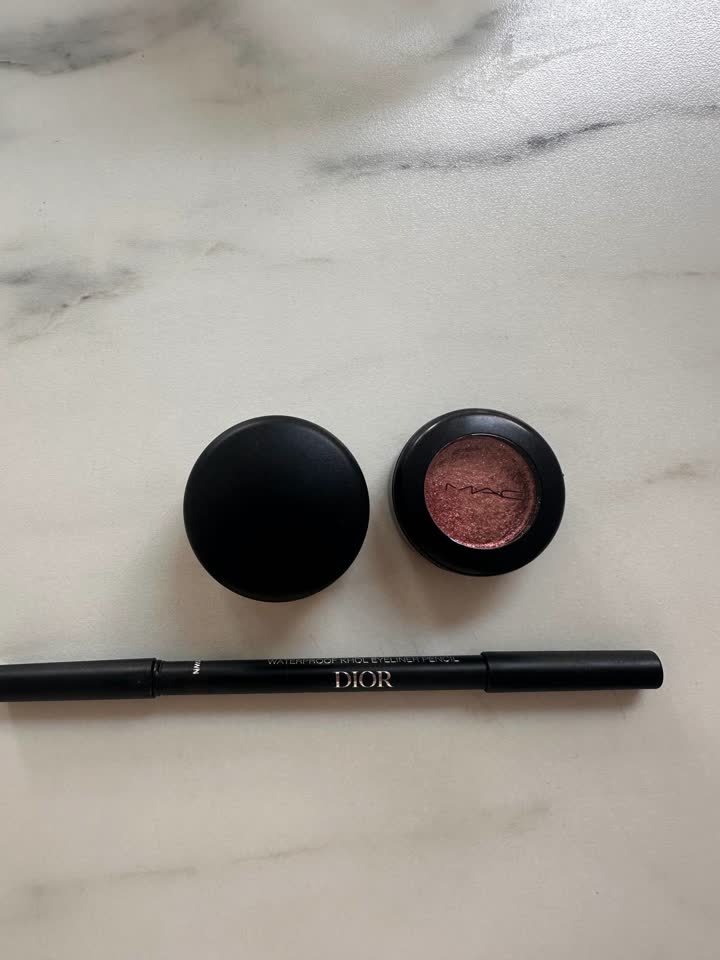 Кремовые тени MAC и карандаш Dior
