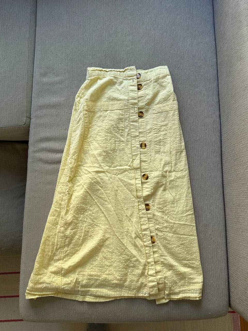 Распашная длинная юбка на пуговицах Billabong Tropic Love Maxi, S