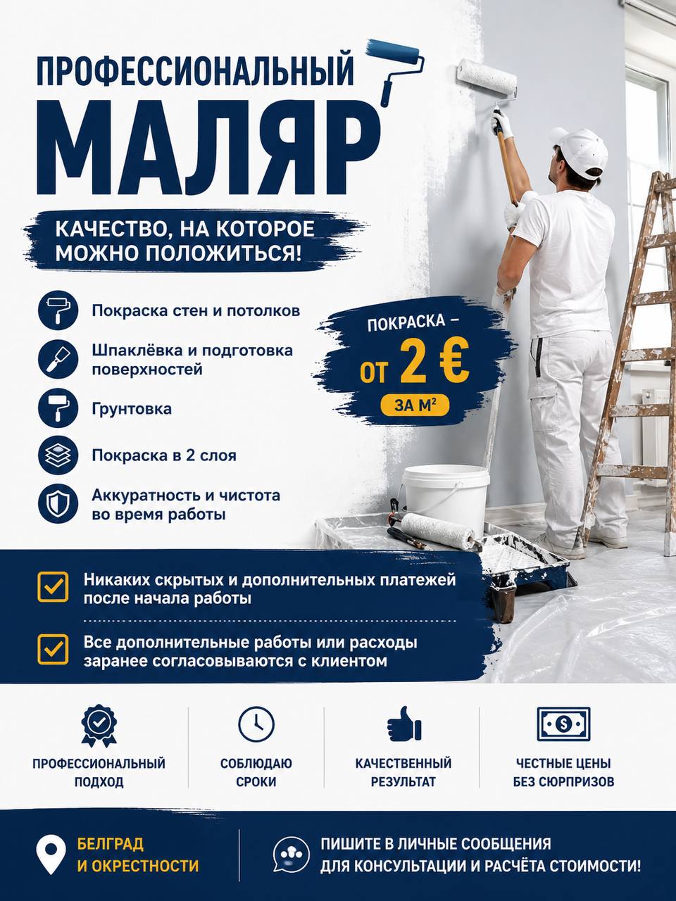 Profesionalni moler u Beogradu