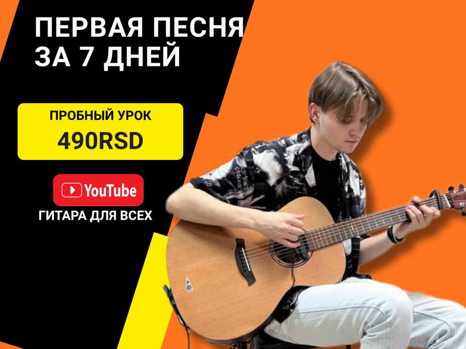 Časovi gitare za decu i odrasle