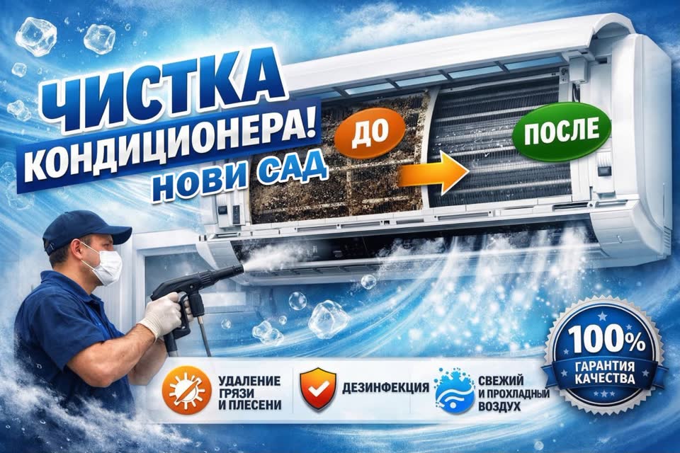 Čišćenje klima uređaja u Novom Sadu