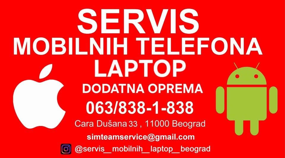 Popravka telefona, laptopova i tableta u Dorćolu